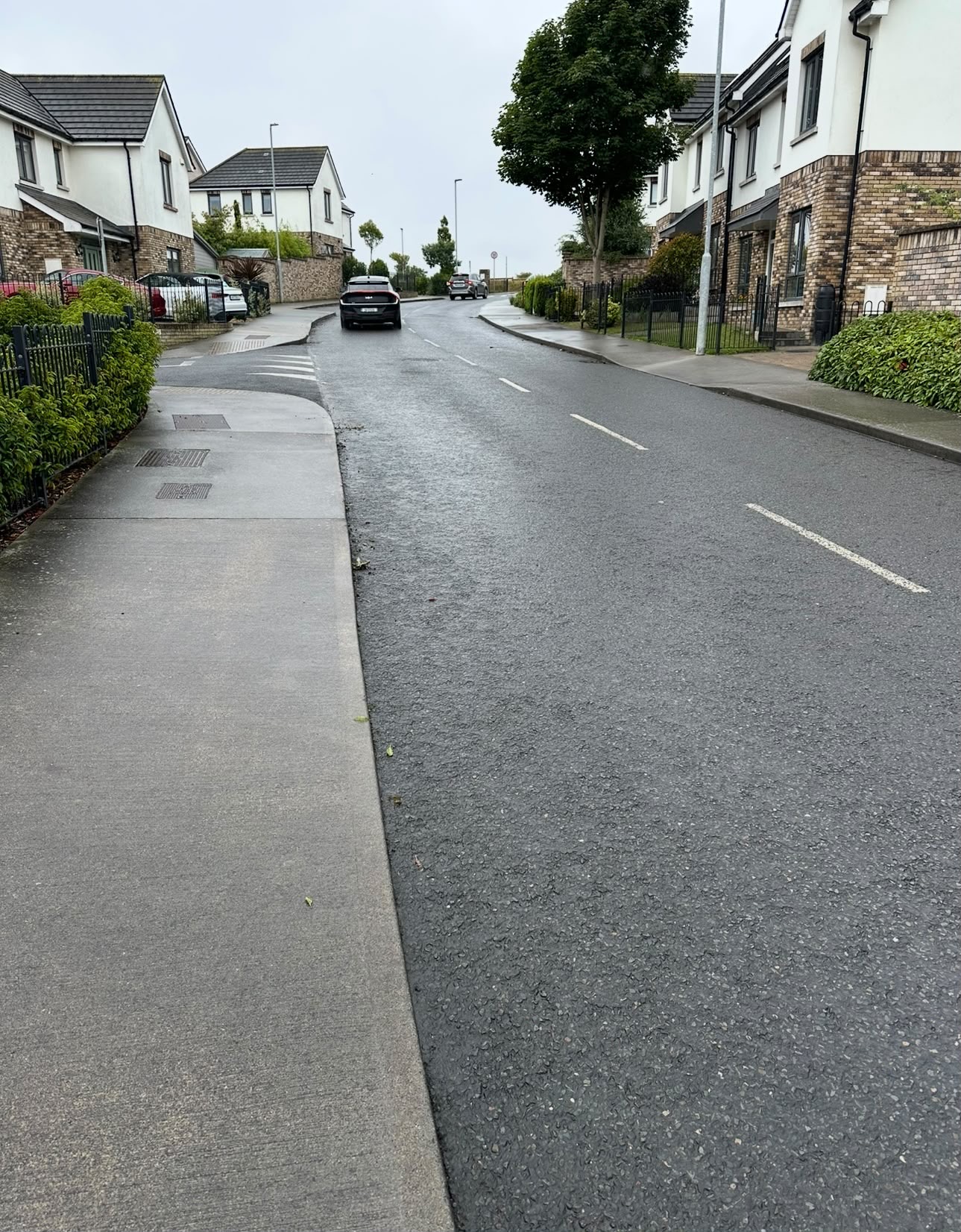 A tidy stretch of road afterwards