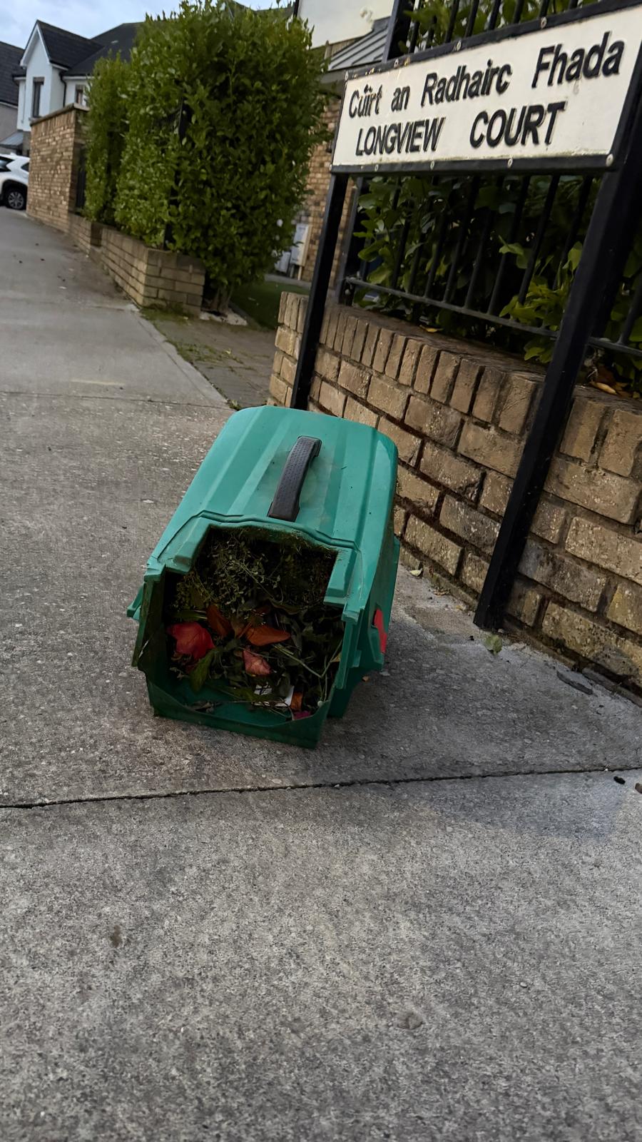 Green waste collected at Longview Court